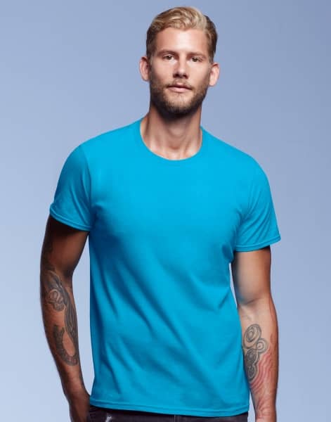 Anvil-T-shirt-mannen-blauw