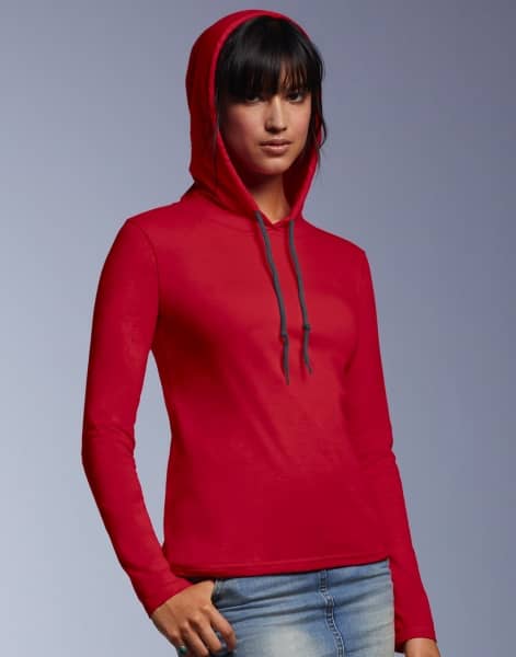 Anvil-hoodie-vrouwen-rood