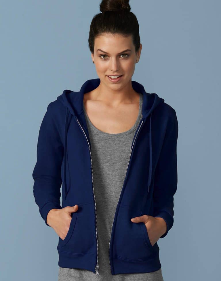 GIldan-hoodie-blauw-vrouwen