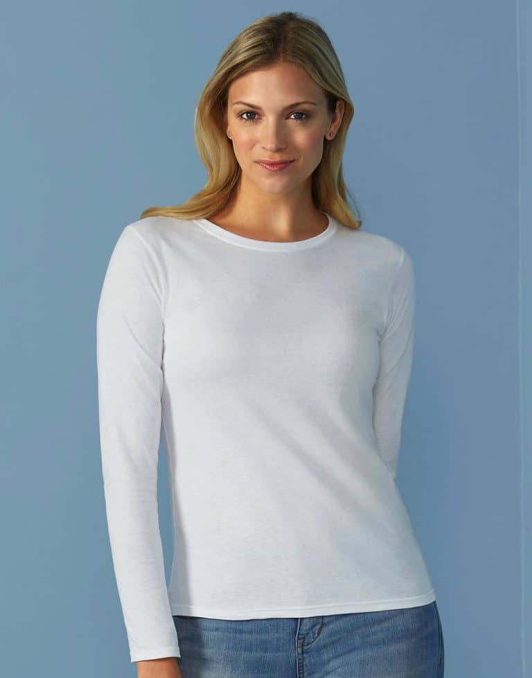 Lange-mouwen-T-shirt-vrouwen-wit